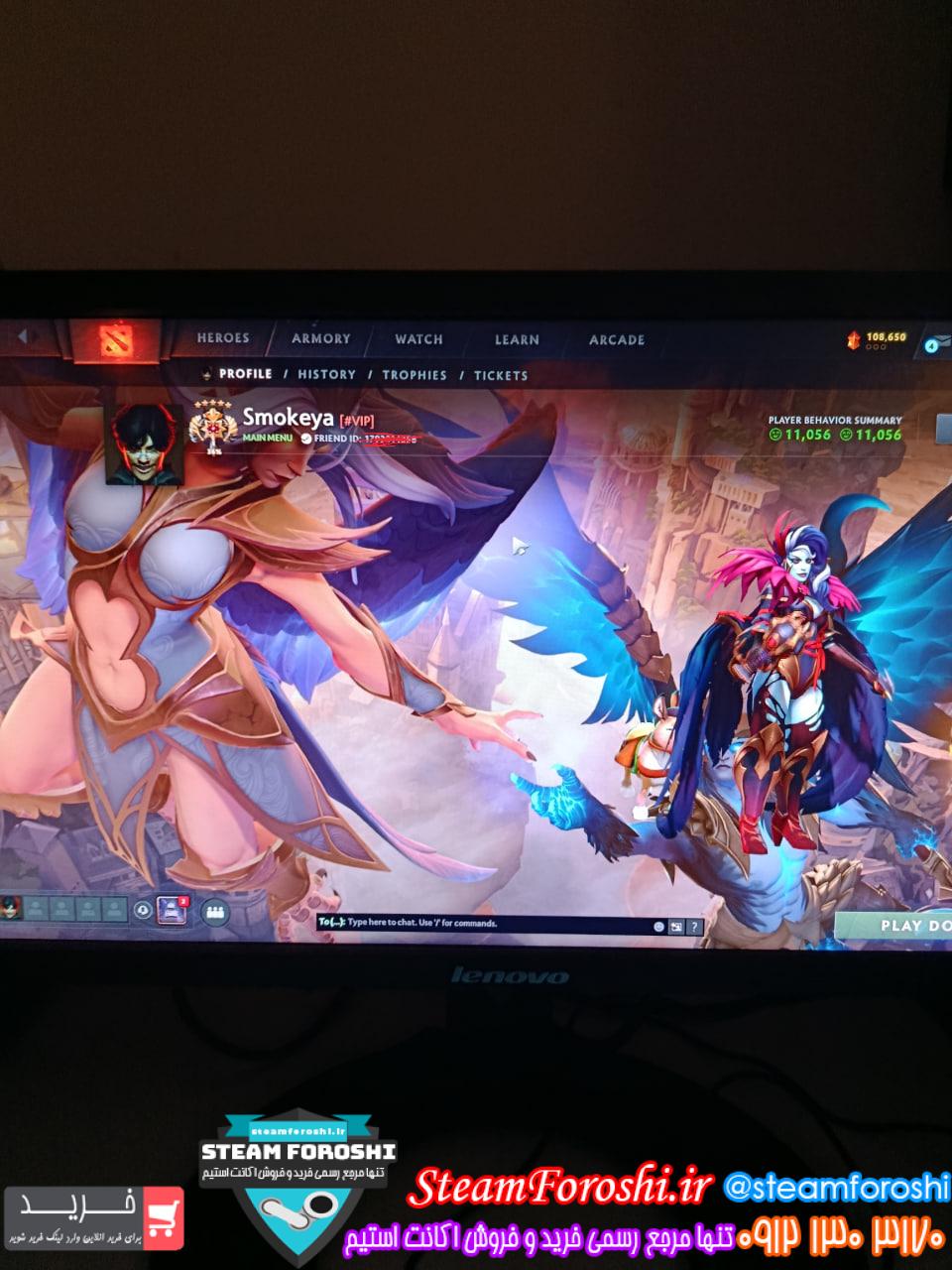 خرید اکانت دوتا 2 کد 15375