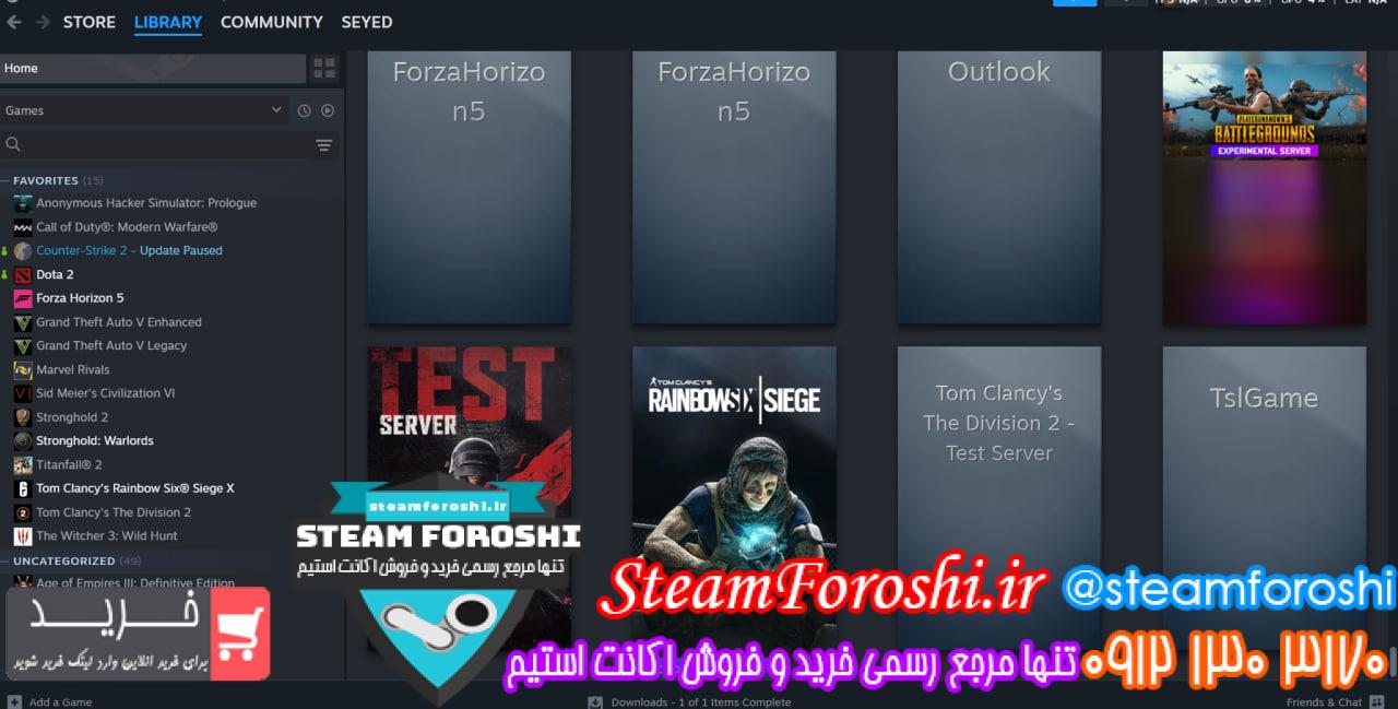 خرید اکانت استیم کد 15513