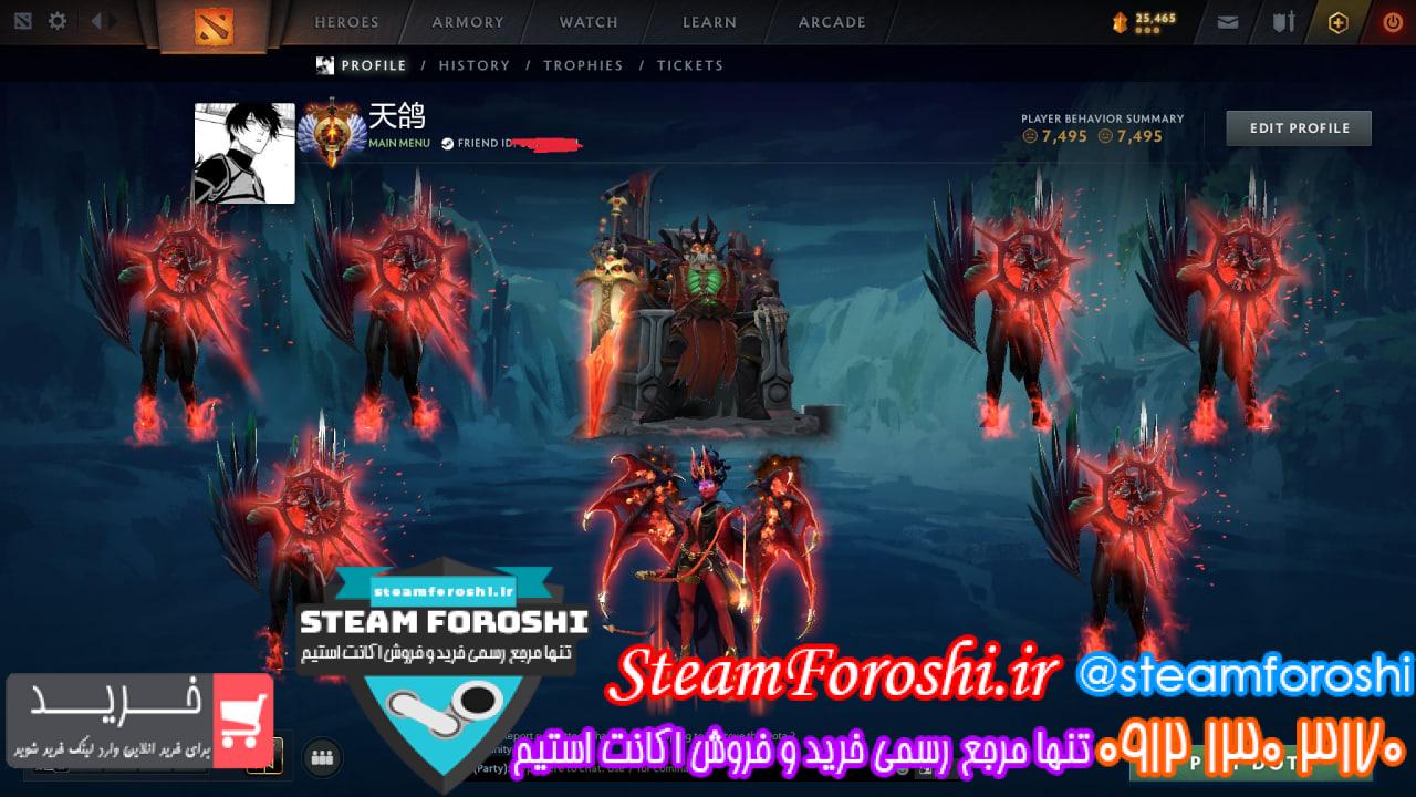 خرید اکانت دوتا 2 کد 15518