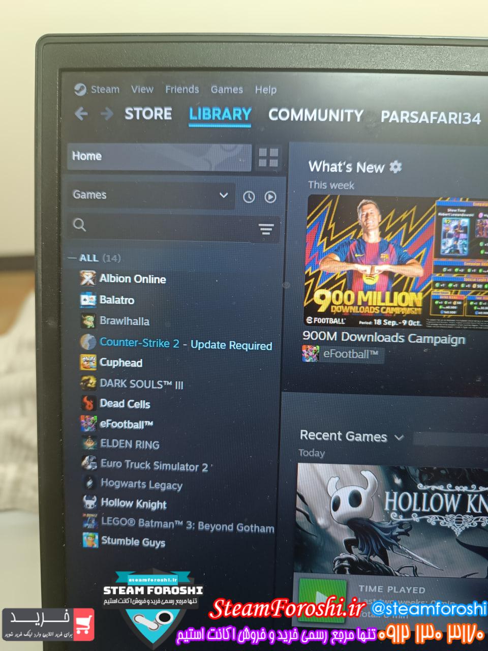 خرید اکانت استیم کد 15523