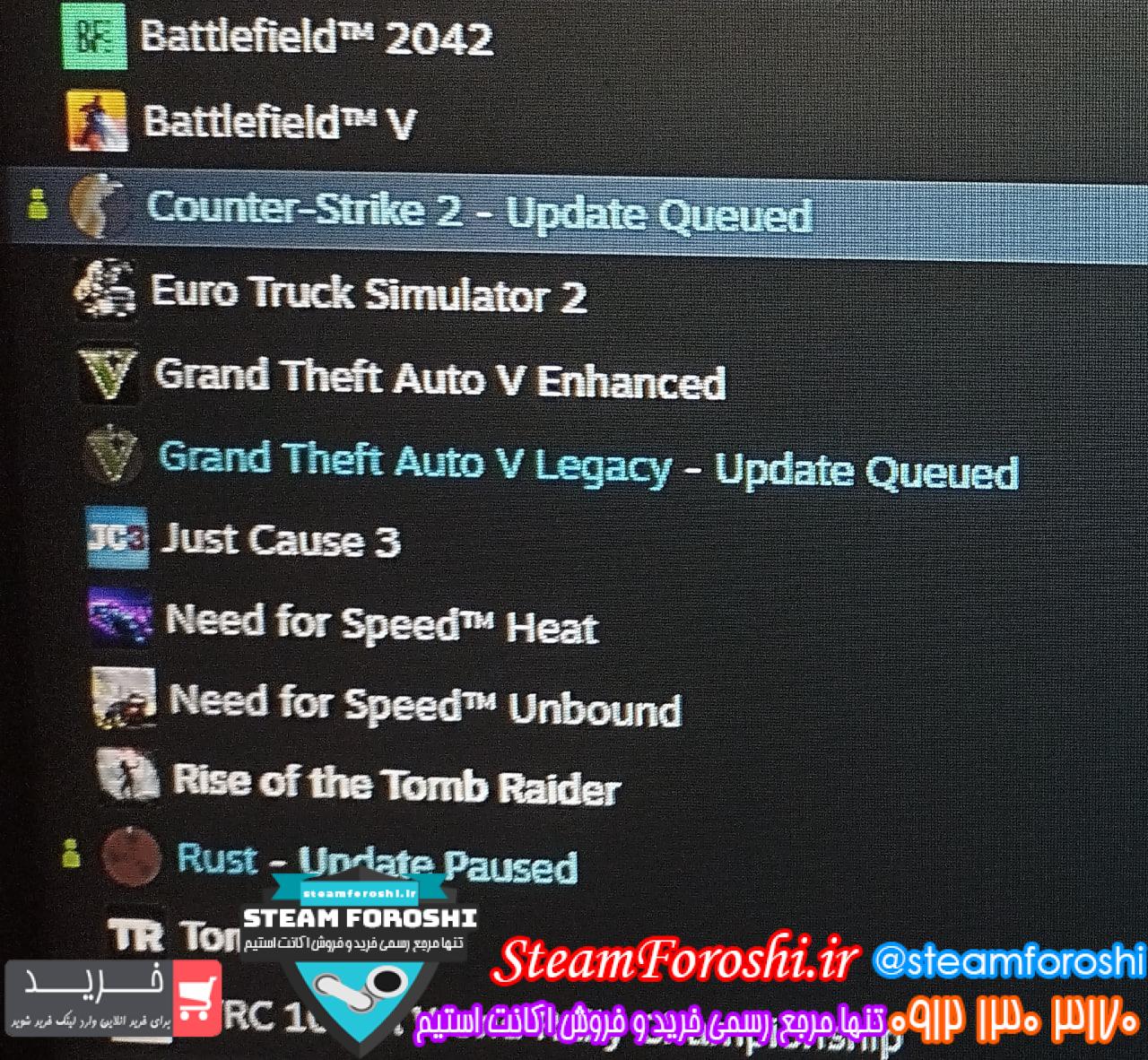 خرید اکانت استیم کد 15542