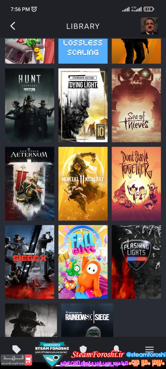 خرید اکانت استیم کد 15579