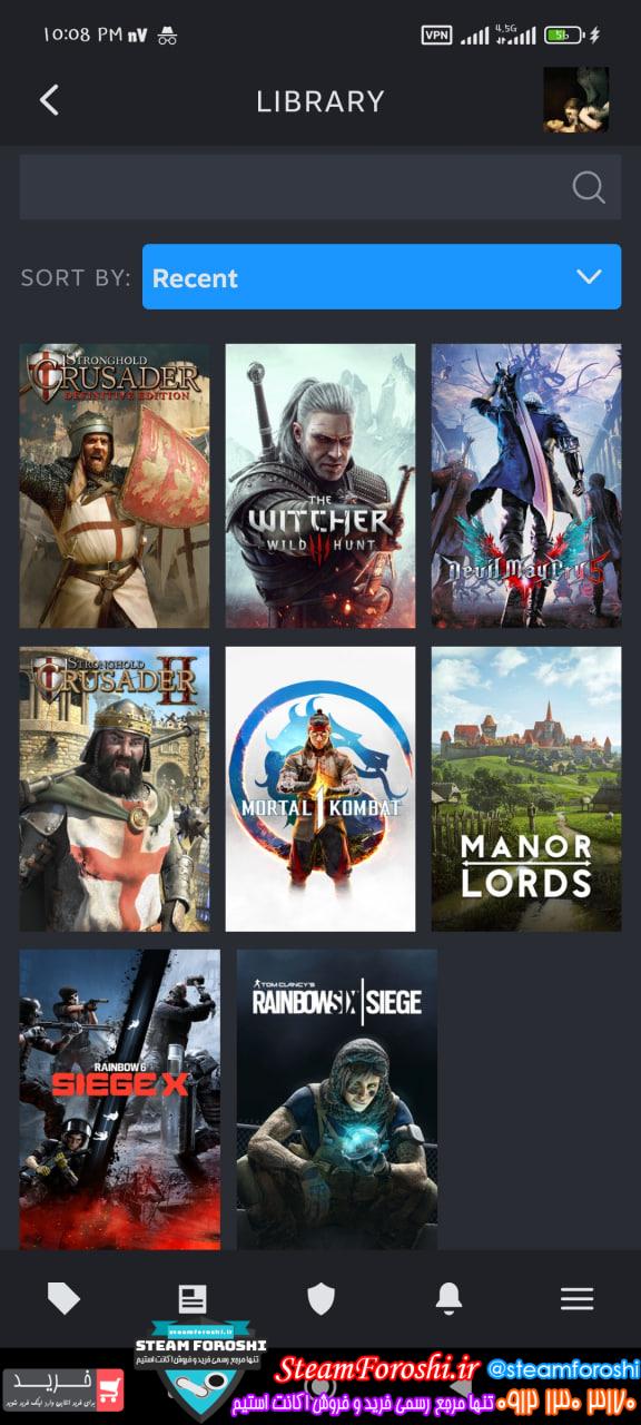 خرید اکانت استیم کد 15584