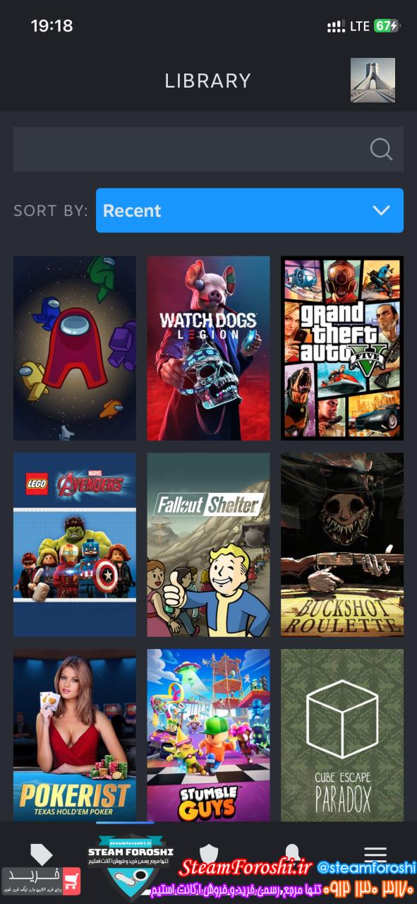 خرید اکانت استیم کد 15587