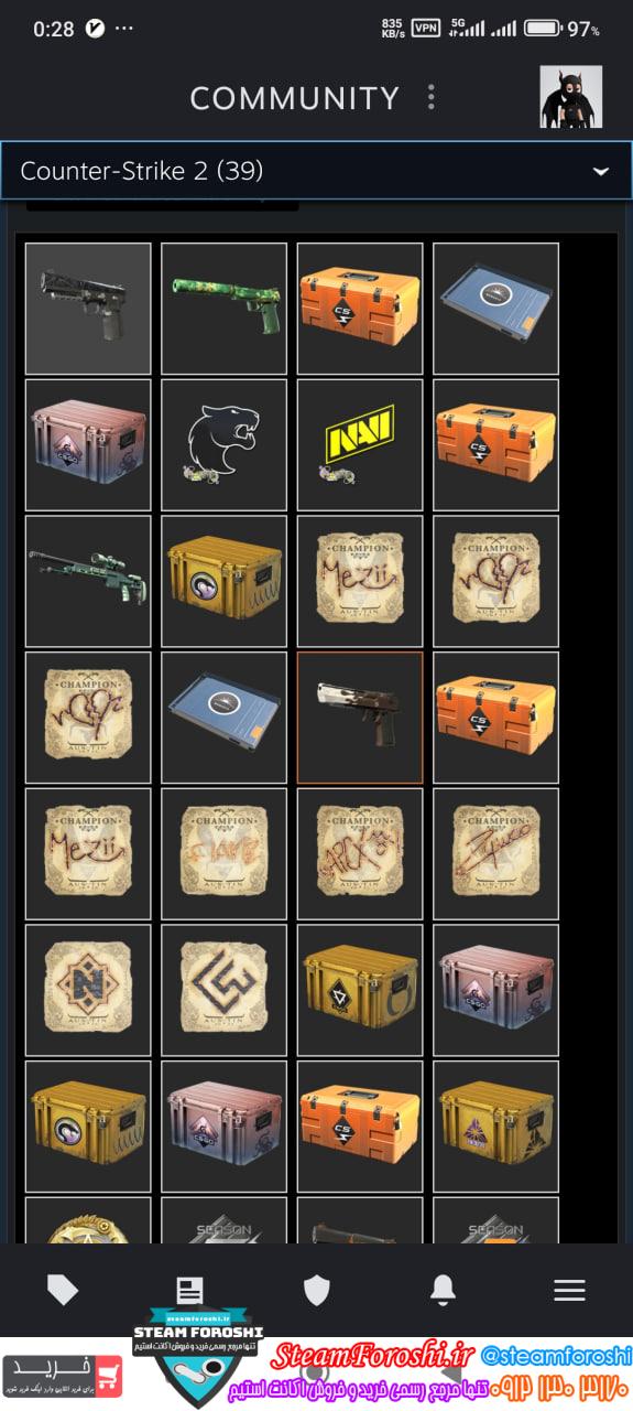 خرید اکانت استیم کد 15621