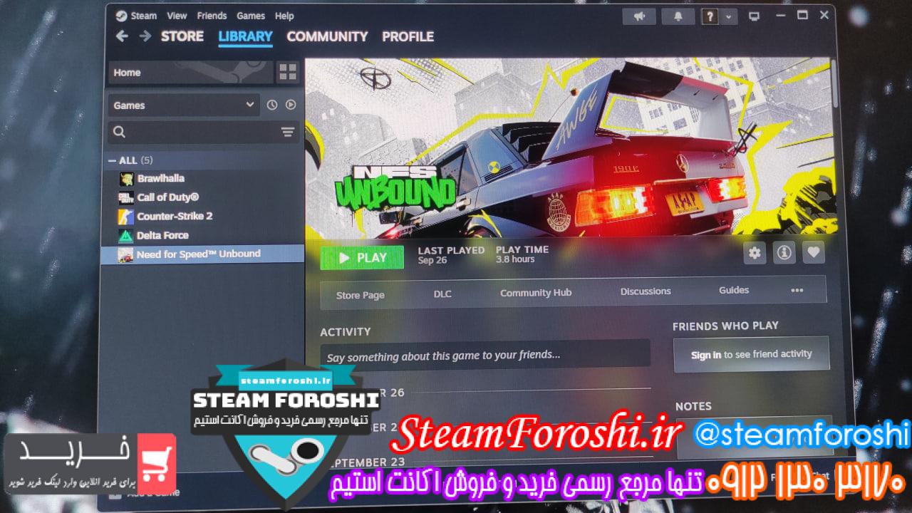 خرید اکانت استیم کد 15620