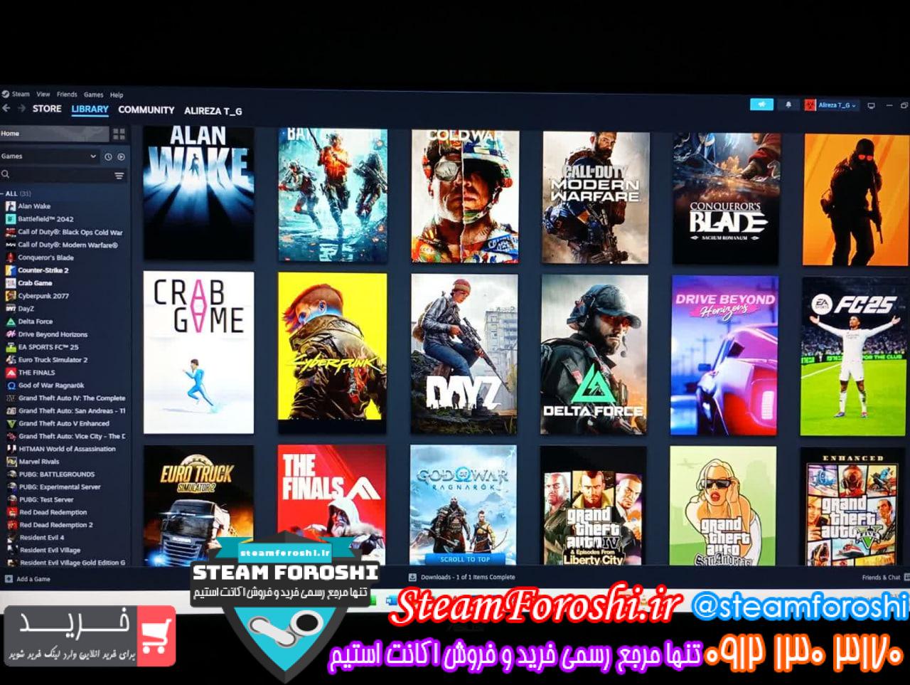 خرید اکانت استیم کد 15626