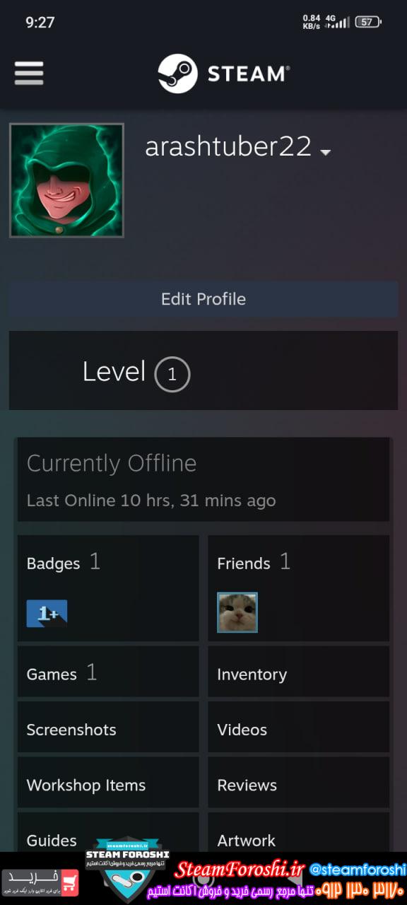 خرید اکانت استیم کد 15640