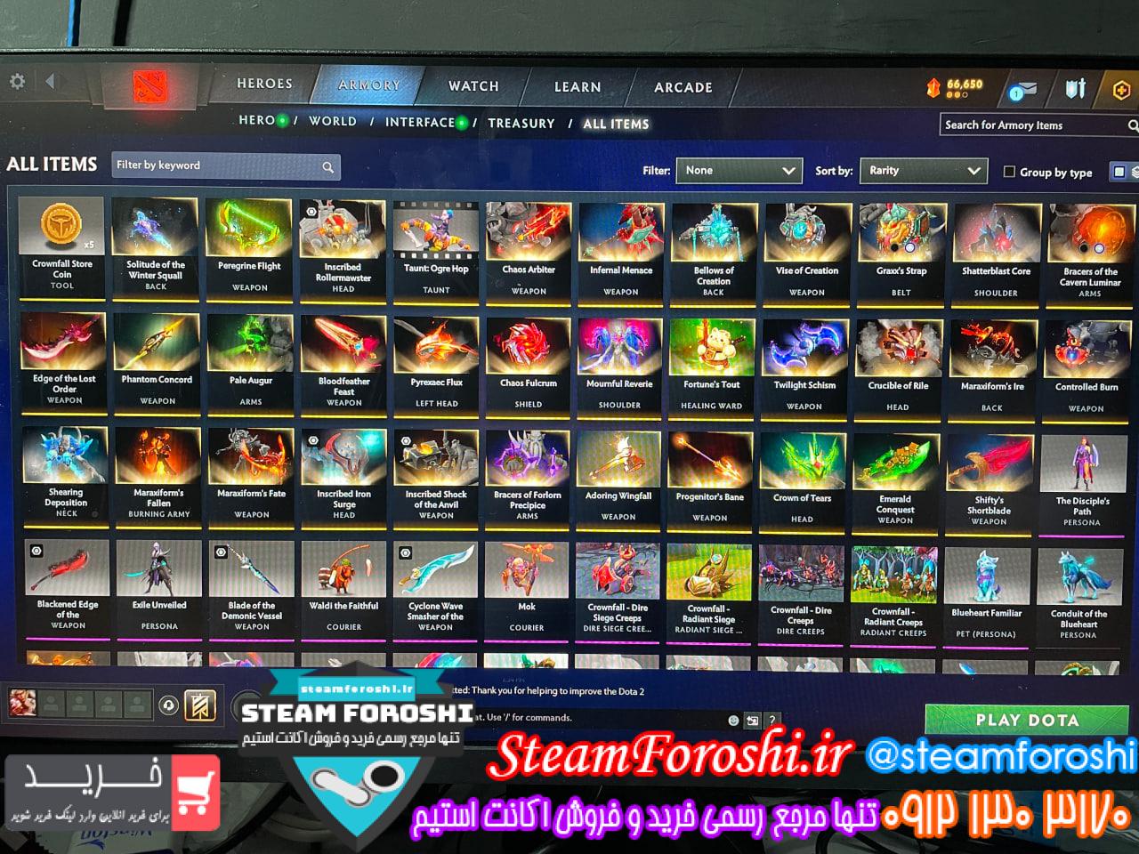 خرید اکانت دوتا 2 کد 15642