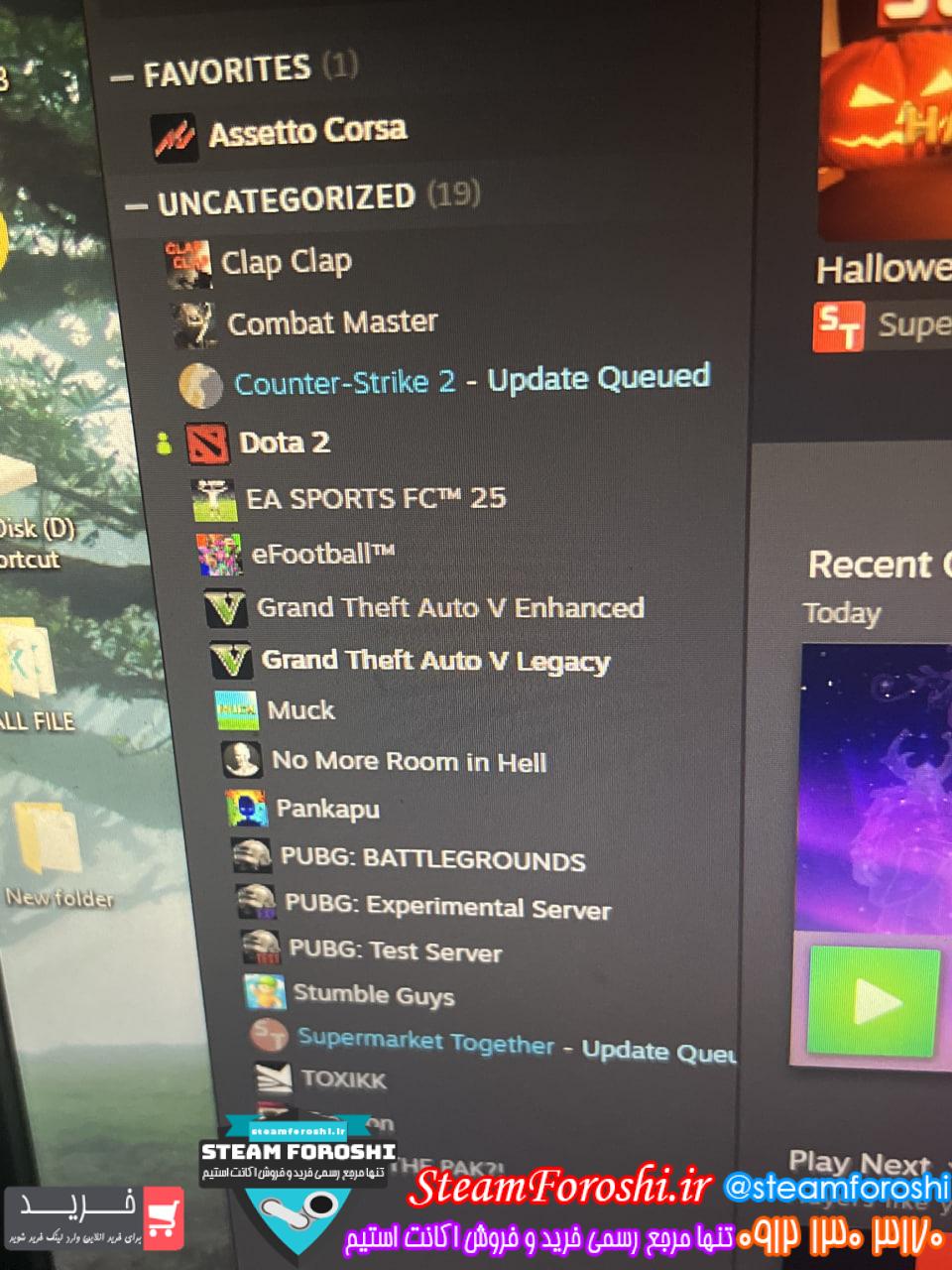 خرید اکانت استیم کد 15655