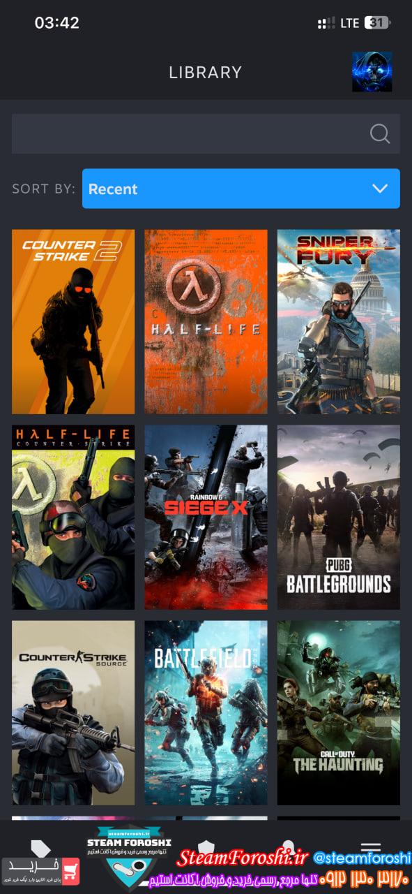 خرید اکانت استیم کد 15683