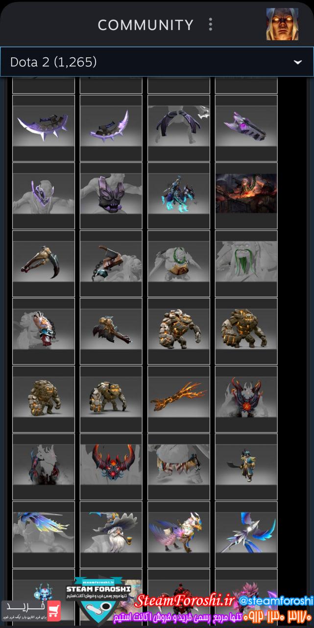 خرید اکانت دوتا 2 کد 15687