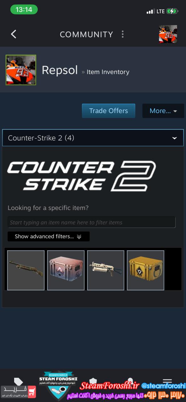 خرید اکانت سی اس گو کد 15708