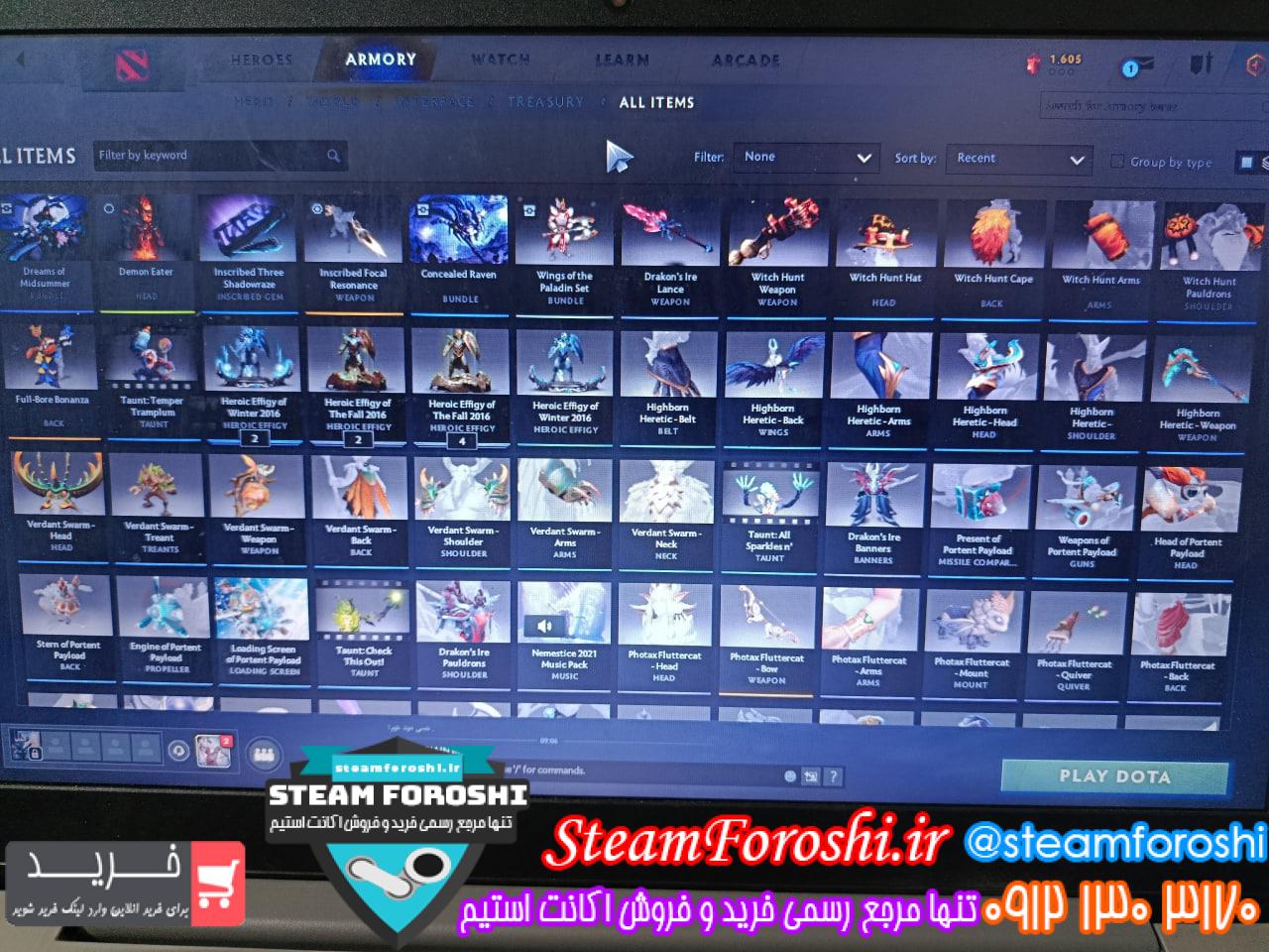 خرید اکانت دوتا 2 کد 15714