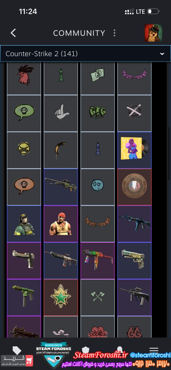 خرید اکانت سی اس گو کد 15718