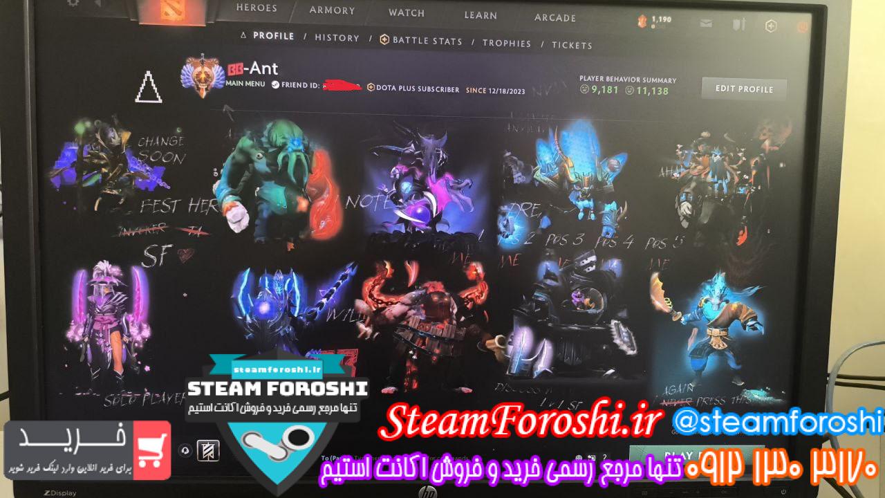 خرید اکانت دوتا 2 کد 15727