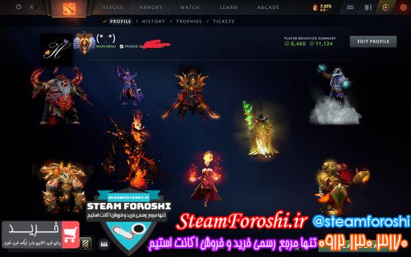 خرید اکانت دوتا 2 کد 15756