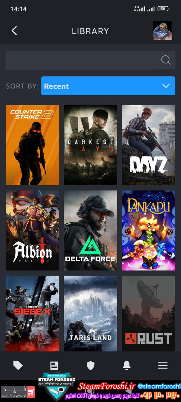 خرید اکانت استیم کد 15758