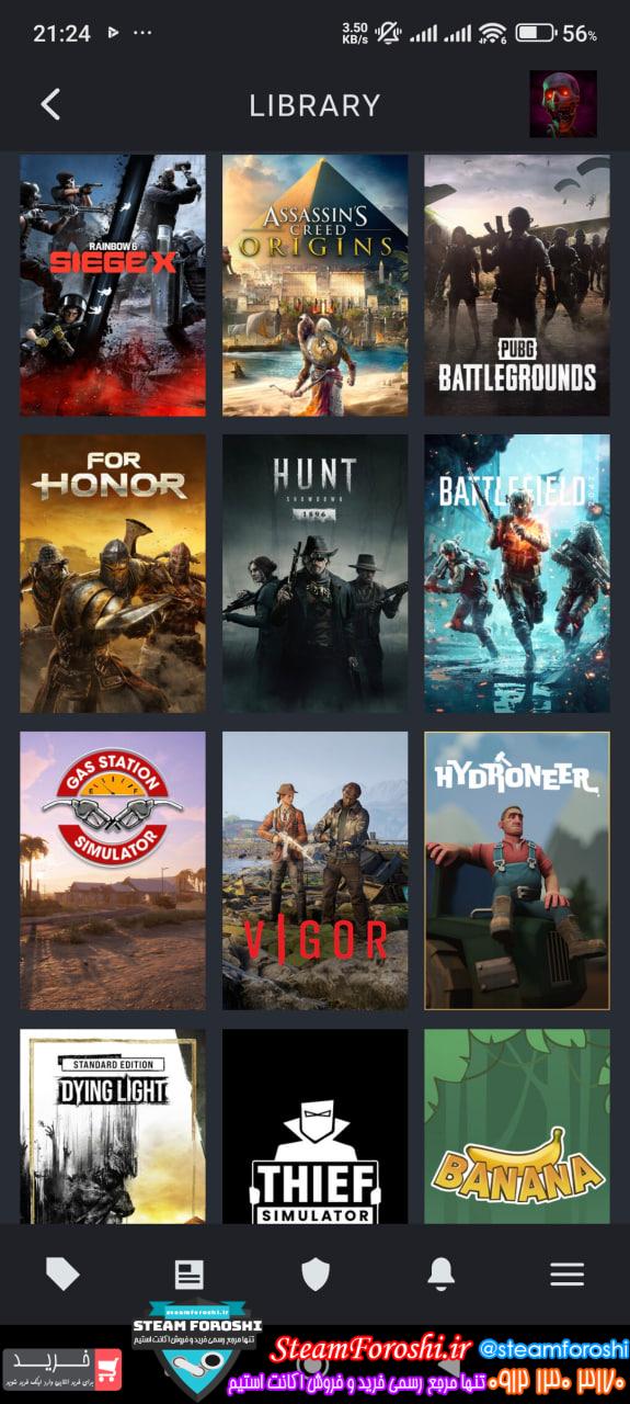 خرید اکانت استیم کد 15760