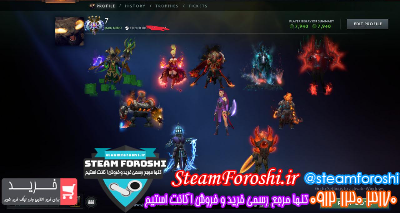 خرید اکانت دوتا 2 کد 15776