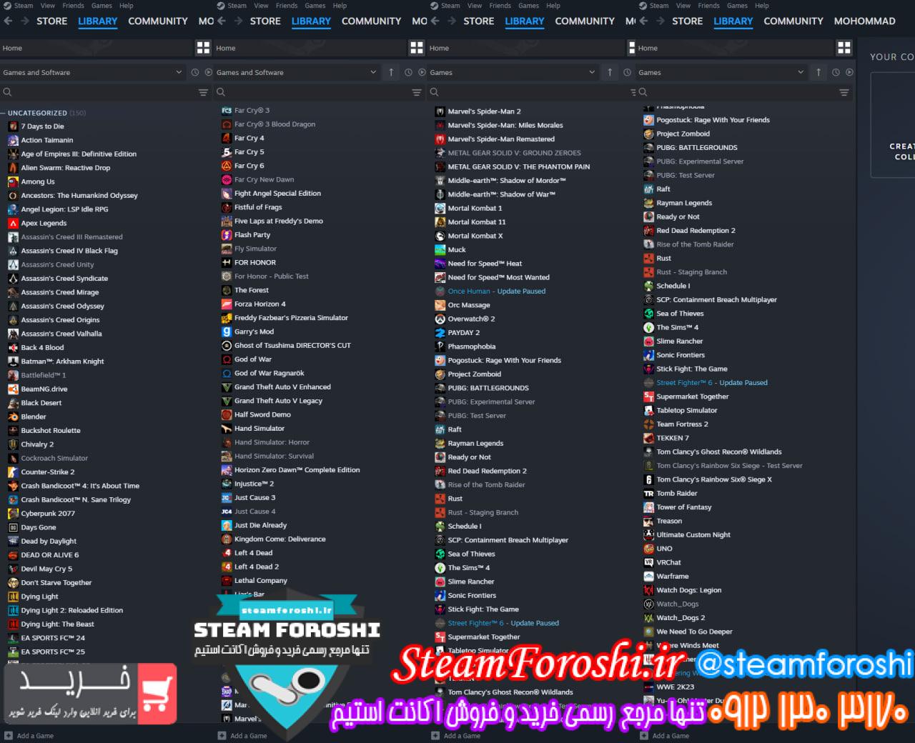 خرید اکانت استیم کد 15780