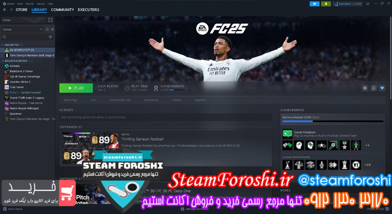 خرید اکانت استیم کد 15793