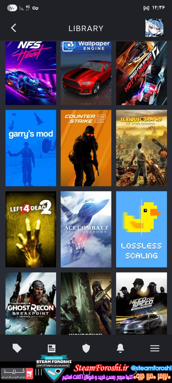 خرید اکانت استیم کد 15837