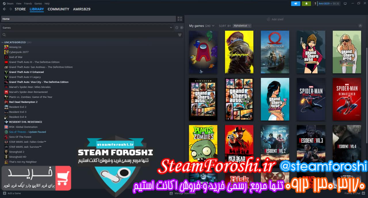 خرید اکانت استیم کد 15841