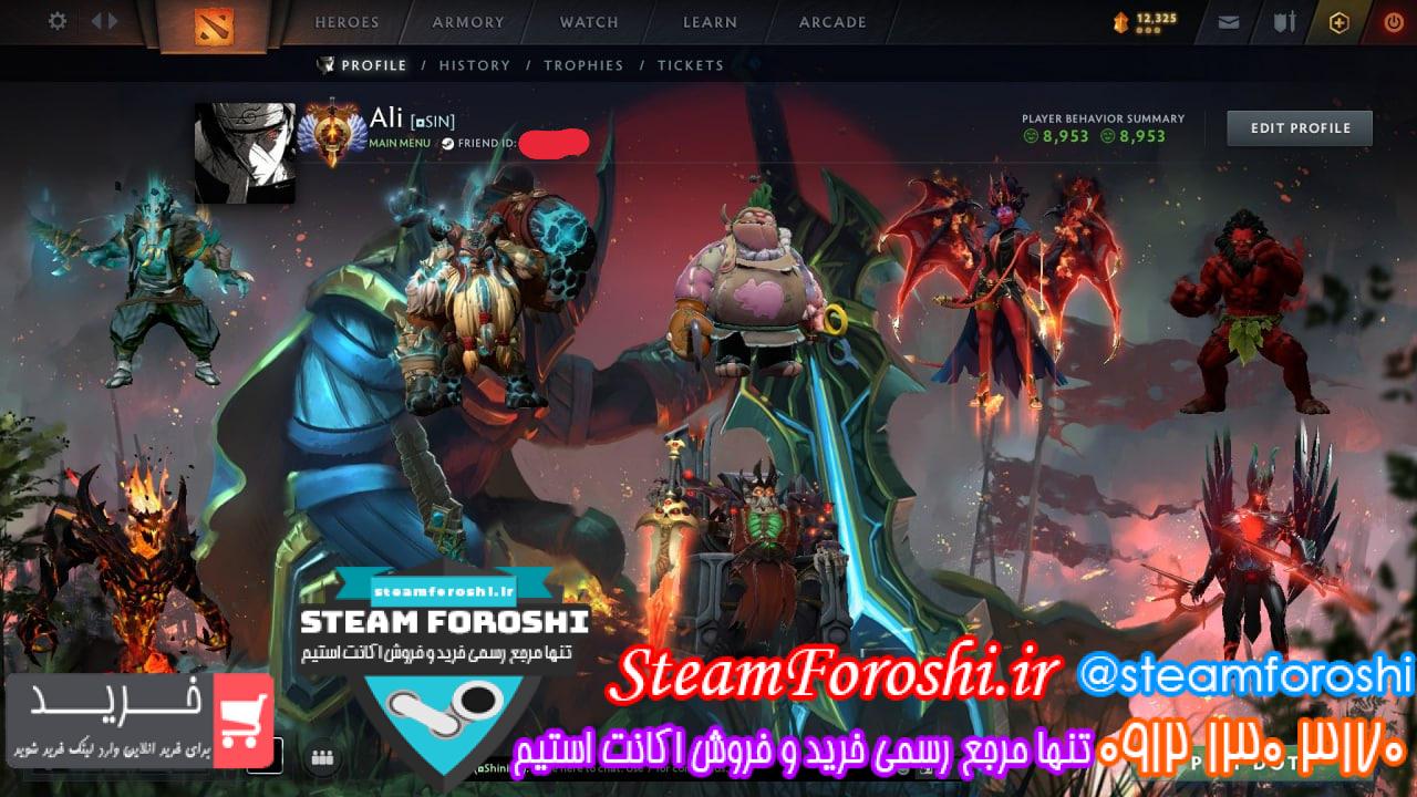 خرید اکانت دوتا 2 کد 16040