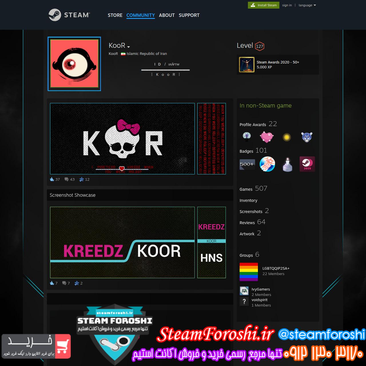 <h1><a href="https://steamforoshi.ir">خرید اکانت cs go کد 16145 </a></h1> <a href="https://steamforoshi.ir">خرید اکانت سی اس گو </a><a href="https://steamforoshi.ir">فروش اکانت سی اس گو </a> اسم اکانت : KooR کد خرید :16145 رنک اصلی : Nova Master وینگ من رنک : دارد پرایوت رنک : Recruit تایم پلی : 57000 اکانت پرایم است : بله سرویس مدال های اکانت : 2019 2020 2021 2022 2023 2024 سال ساخت : 2014 ایتم ها : - بازی های دیگر : اکانت قدیمی- گیم زیاد-قیمت توافقی قیمت : 10000000 <p style="text-align: center;">تنهاشماره هاي معتبر خریدگاه جهت خريد و خرید اکانت و آیتم 09121303170 براي خرید اکانت آيتم خود به ادرس زير برويد <a class="fasc-button fasc-size-large fasc-type-flat fasc-rounded-medium" style="background-color: #33809e; color: #ffffff;" href="https://steamforoshi.ir/sell">خرید اکانت و آيتم </a></p> خرید اکانت سی اس گو کد 16145
