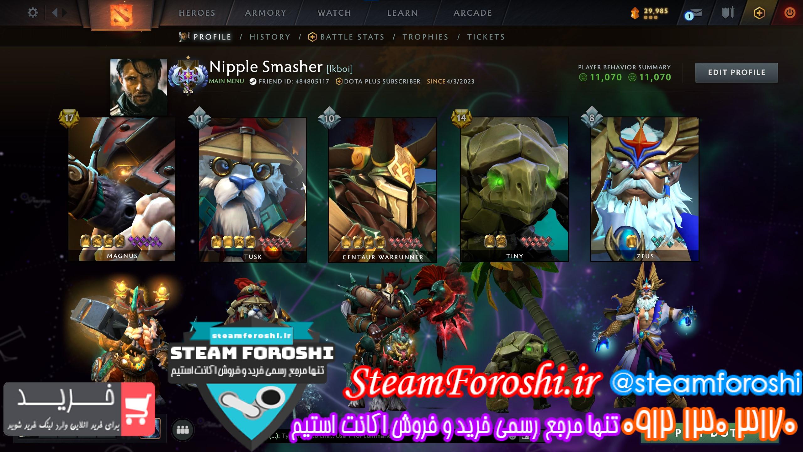 <a href="https://steamforoshi.ir">خرید اکانت دوتا 2 </a><a href="https://steamforoshi.ir">فروش اکانت دوتا 2 </a> نام اکانت : Nipple Smasher کد خرید :16273 نوع مدال :Ancient رنک مدال : 1 رنک ام ام ار: 4000 ریجن اکانت : ترکیه قابليت ادد کردن : دارد سال ساخت اکانت : قدیمی بازي هاي ديگر : apex > lust goddes > vampireBloodhunt آيتم هاي بازي : 3x arcana > toy va persona > va kolli immortale dg توضيحات : جیمیل شخصی است و جیمیل جایگزین میشود قیمت : 10000000 <p style="text-align: center;">تنها شماره هاي معتبر خریدگاه جهت خريد و خرید اکانت و آیتم 09121303170 براي خرید اکانت آيتم خود به ادرس زير برويد <a class="fasc-button fasc-size-large fasc-type-flat fasc-rounded-medium" style="background-color: #33809e; color: #ffffff;" href="https://steamforoshi.ir/sell">خرید اکانت و آيتم </a></p> خرید اکانت دوتا 2 کد 16273