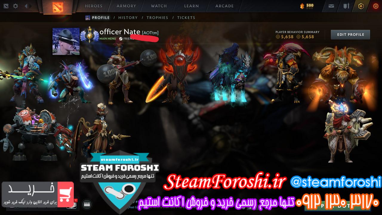 <a href="https://steamforoshi.ir">خرید اکانت دوتا 2 </a><a href="https://steamforoshi.ir">فروش اکانت دوتا 2 </a> نام اکانت : offiicer nate کد خرید : 16297 نوع مدال :Divine رنک مدال : 1 رنک ام ام ار: 4550 ریجن اکانت : us قابليت ادد کردن : دارد سال ساخت اکانت : قدیمی بازي هاي ديگر : dota2 آيتم هاي بازي : persona pudge/persona mirana/arcana lina/arcana crystal/arcanaogre توضيحات : تحویل فوری در کوتاه ترین زمان. قیمت : 12000000 <p style="text-align: center;">تنها شماره هاي معتبر خریدگاه جهت خريد و خرید اکانت و آیتم 09121303170 براي خرید اکانت آيتم خود به ادرس زير برويد <a class="fasc-button fasc-size-large fasc-type-flat fasc-rounded-medium" style="background-color: #33809e; color: #ffffff;" href="https://steamforoshi.ir/sell">خرید اکانت و آيتم </a></p> خرید اکانت دوتا 2 کد 16297