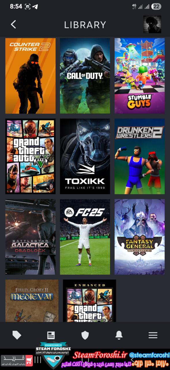 <h1><a href="https://steamforoshi.ir">خرید اکانت استیم کد 16306 </a></h1> <a href="https://steamforoshi.ir">خرید اکانت استیم </a><a href="https://steamforoshi.ir">فروش اکانت استیم </a> اسم اکانت : esigamer6 کد خرید :16306 سال ساخت اکانت : 2024 بازي هاي موجود در اکانت : Gta5. Fc2025 .wz.counter strike.fantasy generall II.feild of gloryIi..Battlestar Galactica Deadlock توضيحات : اکانت استیم ریجن اوکراین ۴۰۰ساعت تایم پلی سی اس و ۵۰ساعت وارزون بدون تایم پلی روی فیفا و فکر کنم ۴ ۵ساعت تایم پلی جی تی ای قیمت : ۲۵۰۰۰۰۰۰ <p style="text-align: center;">تنها شماره هاي معتبر خریدگاه جهت خريد و خرید اکانت و آیتم 09121303170 براي خرید اکانت آيتم خود به ادرس زير برويد <a class="fasc-button fasc-size-large fasc-type-flat fasc-rounded-medium" style="background-color: #33809e; color: #ffffff;" href="https://steamforoshi.ir/sell">خرید اکانت و آيتم </a></p> خرید اکانت استیم کد 16306