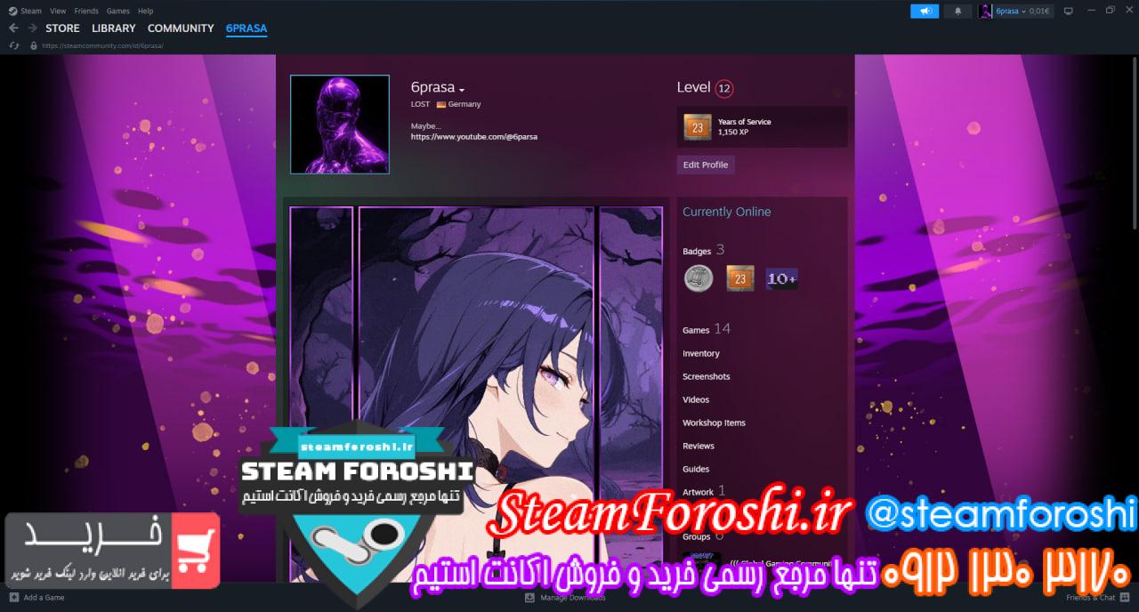 <h1><a href="https://steamforoshi.ir">خرید اکانت سی اس گو کد 16348 </a></h1> <a href="https://steamforoshi.ir">خرید اکانت سی اس گو </a><a href="https://steamforoshi.ir">فروش اکانت سی اس گو </a> اسم اکانت : 6prasa کد خرید :16348 رنک اصلی : Silver Elite Master وینگ من رنک : ندارد پرایوت رنک : Corporal تایم پلی : 125 اکانت پرایم است : بله سرویس مدال های اکانت : سرویس مدال 10 ساله _ سرویس مدال 5 ساله سال ساخت : 2014 ایتم ها : فاقد آیتم بازی های دیگر : اکانت اماده پلی / جیمیل مادر تحویل داده میشود / جیمیل اصلی چنچ / با ضمانت / دارای بج 23 ساله استیم / لینک اکانت : قیمت : 6500000 <p style="text-align: center;">تنهاشماره هاي معتبر خریدگاه جهت خريد و خرید اکانت و آیتم 09121303170 براي خرید اکانت آيتم خود به ادرس زير برويد <a class="fasc-button fasc-size-large fasc-type-flat fasc-rounded-medium" style="background-color: #33809e; color: #ffffff;" href="https://steamforoshi.ir/sell">خرید اکانت و آيتم </a></p> خرید اکانت سی اس گو کد 16348