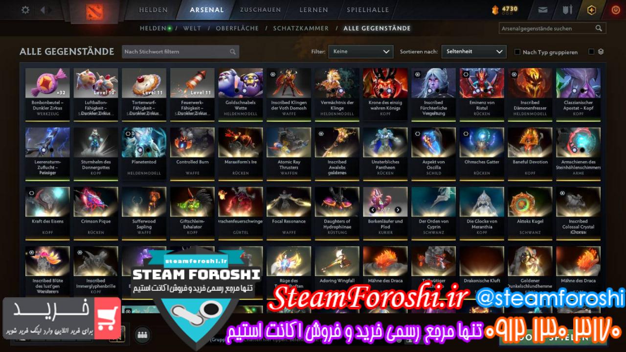 <a href="https://steamforoshi.ir">خرید اکانت دوتا 2 </a><a href="https://steamforoshi.ir">فروش اکانت دوتا 2 </a> نام اکانت : OMXD کد خرید :16355 نوع مدال :Legend رنک مدال : 4 رنک ام ام ار: 3600 ریجن اکانت : ترکیه قابليت ادد کردن : دارد سال ساخت اکانت : قدیمی بازي هاي ديگر : CS prime , Albion Online + Unlocked Island, For honor آيتم هاي بازي : ,Arcana: Wk, QOP, Drow, Jugg, Faceless void, Lc, Ogre magi, Zeus, Earth shaker, توضيحات : اکانت قدیمی که حدود دو سال پیش از همین سایت خریدم. فوق العاده عالیه. حدود ۱۱ تا آرکانا داره از جمله آرکانای های drow و Wk. همچنین Collector cashe های خیلی قدیمی و قشنگی هم داره که دیگه در مارکت بازی نیستن. قیمت : 80000000 <p style="text-align: center;">تنها شماره هاي معتبر خریدگاه جهت خريد و خرید اکانت و آیتم 09121303170 براي خرید اکانت آيتم خود به ادرس زير برويد <a class="fasc-button fasc-size-large fasc-type-flat fasc-rounded-medium" style="background-color: #33809e; color: #ffffff;" href="https://steamforoshi.ir/sell">خرید اکانت و آيتم </a></p> خرید اکانت دوتا 2 کد 16355