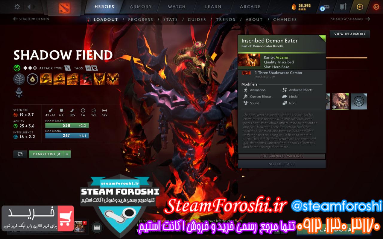 <a href="https://steamforoshi.ir">خرید اکانت دوتا 2 </a><a href="https://steamforoshi.ir">فروش اکانت دوتا 2 </a> نام اکانت : FOX کد خرید :16370 نوع مدال :Ancient رنک مدال : 1 رنک ام ام ار: 4000 ریجن اکانت : argentina قابليت ادد کردن : دارد سال ساخت اکانت : قدیمی بازي هاي ديگر : csgo prime آيتم هاي بازي : arcana drow arcana pudg arcana sf arcana lina va koli immortal توضيحات : arcana drow arcana pudg arcana sf arcana lina va koli immortal arcana cs go prime 15 dolar accunt wallet ham dare قیمت : 35000000 <p style="text-align: center;">تنها شماره هاي معتبر خریدگاه جهت خريد و خرید اکانت و آیتم 09121303170 براي خرید اکانت آيتم خود به ادرس زير برويد <a class="fasc-button fasc-size-large fasc-type-flat fasc-rounded-medium" style="background-color: #33809e; color: #ffffff;" href="https://steamforoshi.ir/sell">خرید اکانت و آيتم </a></p> خرید اکانت دوتا 2 کد 16370