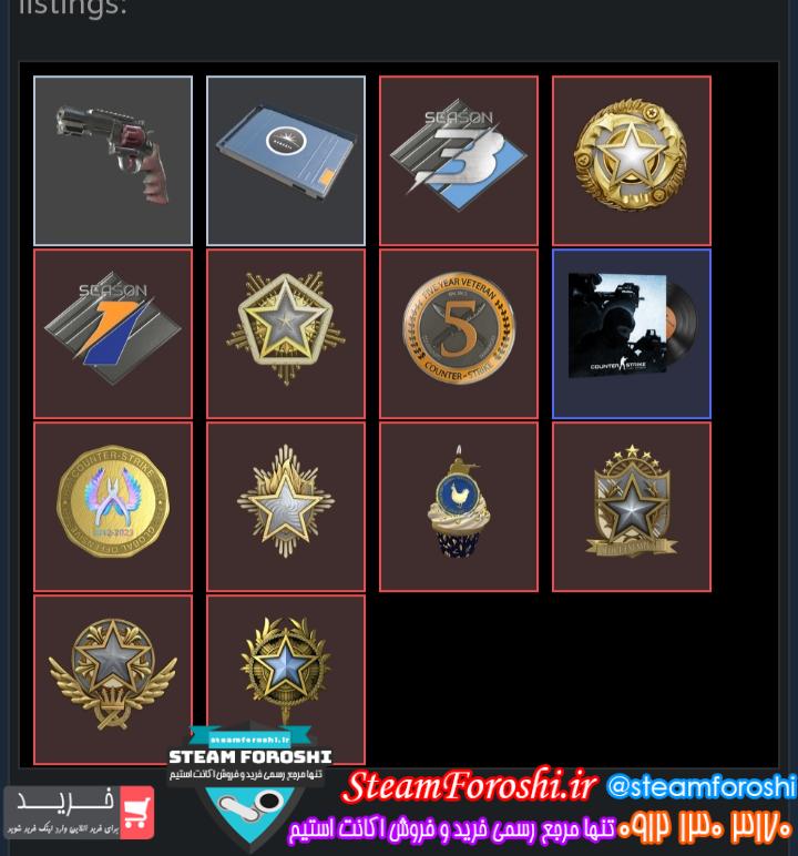 <h1><a href="https://steamforoshi.ir">خرید اکانت cs go کد 16382 </a></h1> <a href="https://steamforoshi.ir">خرید اکانت سی اس گو </a><a href="https://steamforoshi.ir">فروش اکانت سی اس گو </a> اسم اکانت : Ww کد خرید :16382 رنک اصلی : Silver 1 وینگ من رنک : دارد پرایوت رنک : Recruit تایم پلی : 1076 اکانت پرایم است : بله سرویس مدال های اکانت : 2020 2021 2022 2023 2024 2025 سال ساخت : 2019 ایتم ها : 2 بازی های دیگر : اکانت 7 ساله یمت : 25000000 <p style="text-align: center;">تنهاشماره هاي معتبر خریدگاه جهت خريد و خرید اکانت و آیتم 09121303170 براي خرید اکانت آيتم خود به ادرس زير برويد <a class="fasc-button fasc-size-large fasc-type-flat fasc-rounded-medium" style="background-color: #33809e; color: #ffffff;" href="https://steamforoshi.ir/sell">خرید اکانت و آيتم </a></p> خرید اکانت سی اس گو کد 16382