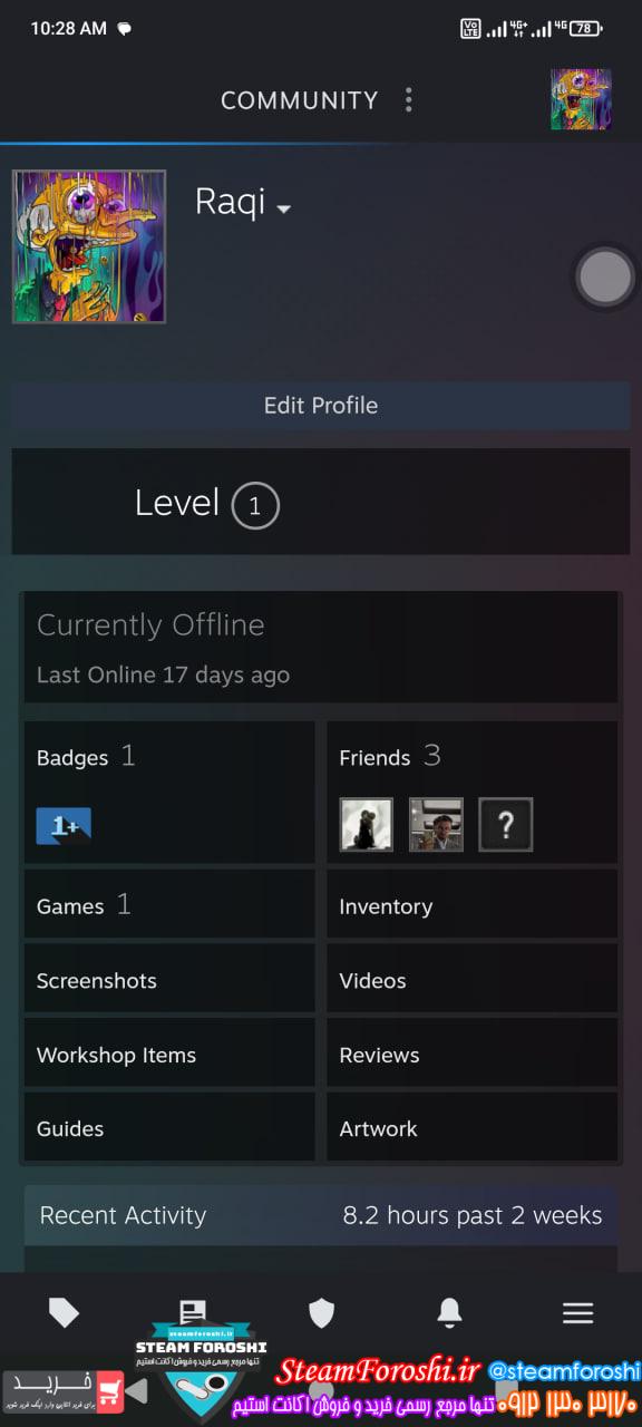 <h1><a href="https://steamforoshi.ir">خرید اکانت cs go کد 16385 </a></h1> <a href="https://steamforoshi.ir">خرید اکانت سی اس گو </a><a href="https://steamforoshi.ir">فروش اکانت سی اس گو </a> اسم اکانت : Raqi3 کد خرید :16385 رنک اصلی : Silver Elite وینگ من رنک : دارد پرایوت رنک : Sergeant تایم پلی : 500 اکانت پرایم است : بله سرویس مدال های اکانت : 0 سال ساخت : 2019 ایتم ها : 0 بازی های دیگر : اکانت شخصی بدون استفاده شدن چیت قیمت : 4300000 <p style="text-align: center;">تنهاشماره هاي معتبر خریدگاه جهت خريد و خرید اکانت و آیتم 09121303170 براي خرید اکانت آيتم خود به ادرس زير برويد <a class="fasc-button fasc-size-large fasc-type-flat fasc-rounded-medium" style="background-color: #33809e; color: #ffffff;" href="https://steamforoshi.ir/sell">خرید اکانت و آيتم </a></p> خرید اکانت سی اس گو کد 16385