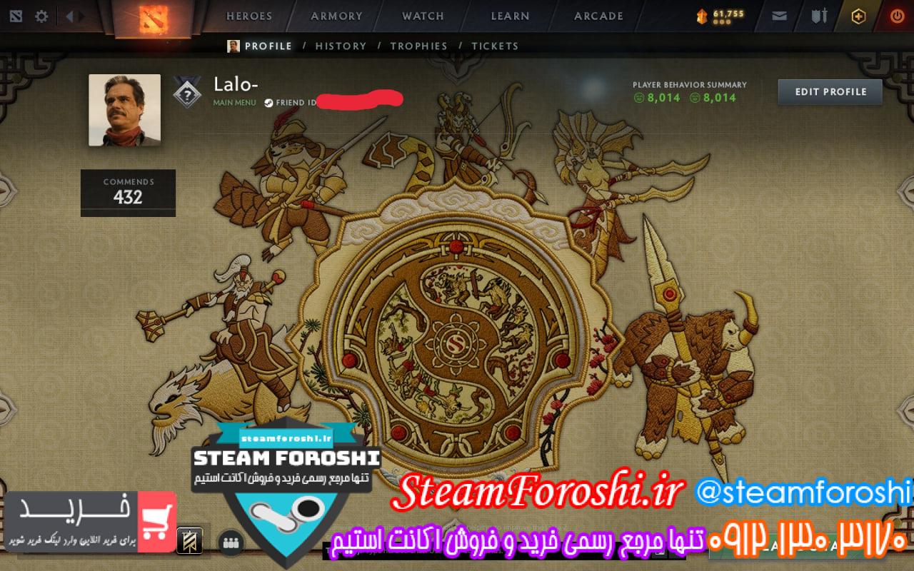 <a href="https://steamforoshi.ir">خرید اکانت دوتا 2 </a><a href="https://steamforoshi.ir">فروش اکانت دوتا 2 </a> نام اکانت : Lalo- کد خرید :16393 نوع مدال :TBD رنک مدال : 5 رنک ام ام ار: 5400 ریجن اکانت : ایران قابليت ادد کردن : ندارد سال ساخت اکانت : جدید بازي هاي ديگر : - آيتم هاي بازي : پرسونای پادج، عصای دزل و وارلاک، به همراه چند ایمورتال دیگر غیرقابل فروش توضيحات : سلام اکانت با رنک دیواین 5 به صورت TBD، جیمیل مادر، پرسونای پادج، انانسر و گاد کیل ریک و مورتی، عصای دزل و وارلاک به همراه چند ایمورتال دیگه غیر قابل فروش، اکانت خوب و مناسب پلیر باشی راحت میری ایمورتال قیمت : 5000000 <p style="text-align: center;">تنها شماره هاي معتبر خریدگاه جهت خريد و خرید اکانت و آیتم 09121303170 براي خرید اکانت آيتم خود به ادرس زير برويد <a class="fasc-button fasc-size-large fasc-type-flat fasc-rounded-medium" style="background-color: #33809e; color: #ffffff;" href="https://steamforoshi.ir/sell">خرید اکانت و آيتم </a></p> خرید اکانت دوتا 2 کد 16393