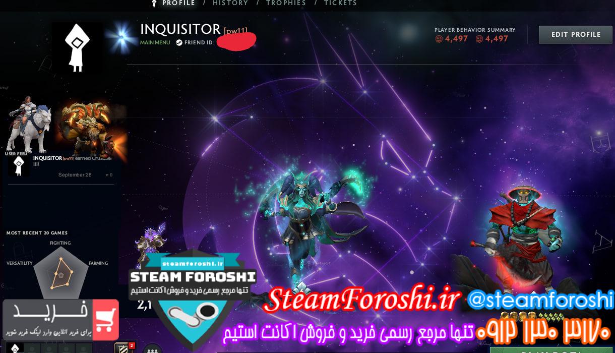 <a href="https://steamforoshi.ir">خرید اکانت دوتا 2 </a><a href="https://steamforoshi.ir">فروش اکانت دوتا 2 </a> نام اکانت : inquisitor کد خرید :16394 نوع مدال :Crusader رنک مدال : 3 رنک ام ام ار: 1880 ریجن اکانت : فرانسه قابليت ادد کردن : دارد سال ساخت اکانت : قدیمی بازي هاي ديگر : pubg آيتم هاي بازي : ارکانا جاگرنات و فانتوم اساسین و کلی ایتم ایمورتال و کمیاب دیگه توضيحات : اکانت لول 5 می باشد و همه امکانات را دارد فقط باید بعد از خرید جیمیل و شماره تلفن را برای رنک بازی کردن تغیر دهید قیمت : 22000000 <p style="text-align: center;">تنها شماره هاي معتبر خریدگاه جهت خريد و خرید اکانت و آیتم 09121303170 براي خرید اکانت آيتم خود به ادرس زير برويد <a class="fasc-button fasc-size-large fasc-type-flat fasc-rounded-medium" style="background-color: #33809e; color: #ffffff;" href="https://steamforoshi.ir/sell">خرید اکانت و آيتم </a></p> خرید اکانت دوتا 2 کد 16394