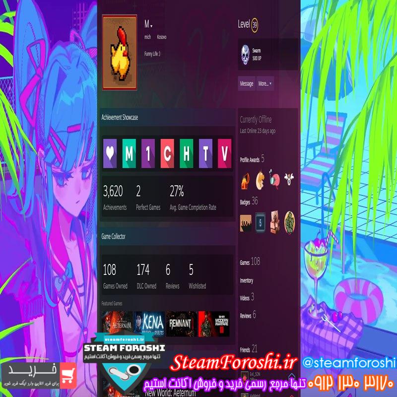 <h1><a href="https://steamforoshi.ir">خرید اکانت استیم کد 16397 </a></h1> <a href="https://steamforoshi.ir">خرید اکانت استیم </a><a href="https://steamforoshi.ir">فروش اکانت استیم </a> اسم اکانت : M کد خرید :16397 سال ساخت اکانت : 2021 بازي هاي موجود در اکانت : 39 تا بازی داره اکانت توضيحات : نوع محصول:Steam اسم اکانت: M گیمهای اکانت: خیلی گیم داره برید توی لینک ببینید دیگه آیتمهای اکانت: ندارد ریجن اکانت: اکراین اکانت استیم قابلیت ادد و مارکت دارد؟ : دارد لول اکانت استیم؟: 39 تعداد موجودی: 1 عدد سال ساخت اکانت: 2021 نوع ضمانت: ارائه تعهد مدارک شناسایی قیمت : 650000000 <p style="text-align: center;">تنها شماره هاي معتبر خریدگاه جهت خريد و خرید اکانت و آیتم 09121303170 براي خرید اکانت آيتم خود به ادرس زير برويد <a class="fasc-button fasc-size-large fasc-type-flat fasc-rounded-medium" style="background-color: #33809e; color: #ffffff;" href="https://steamforoshi.ir/sell">خرید اکانت و آيتم </a></p> خرید اکانت استیم کد 16397