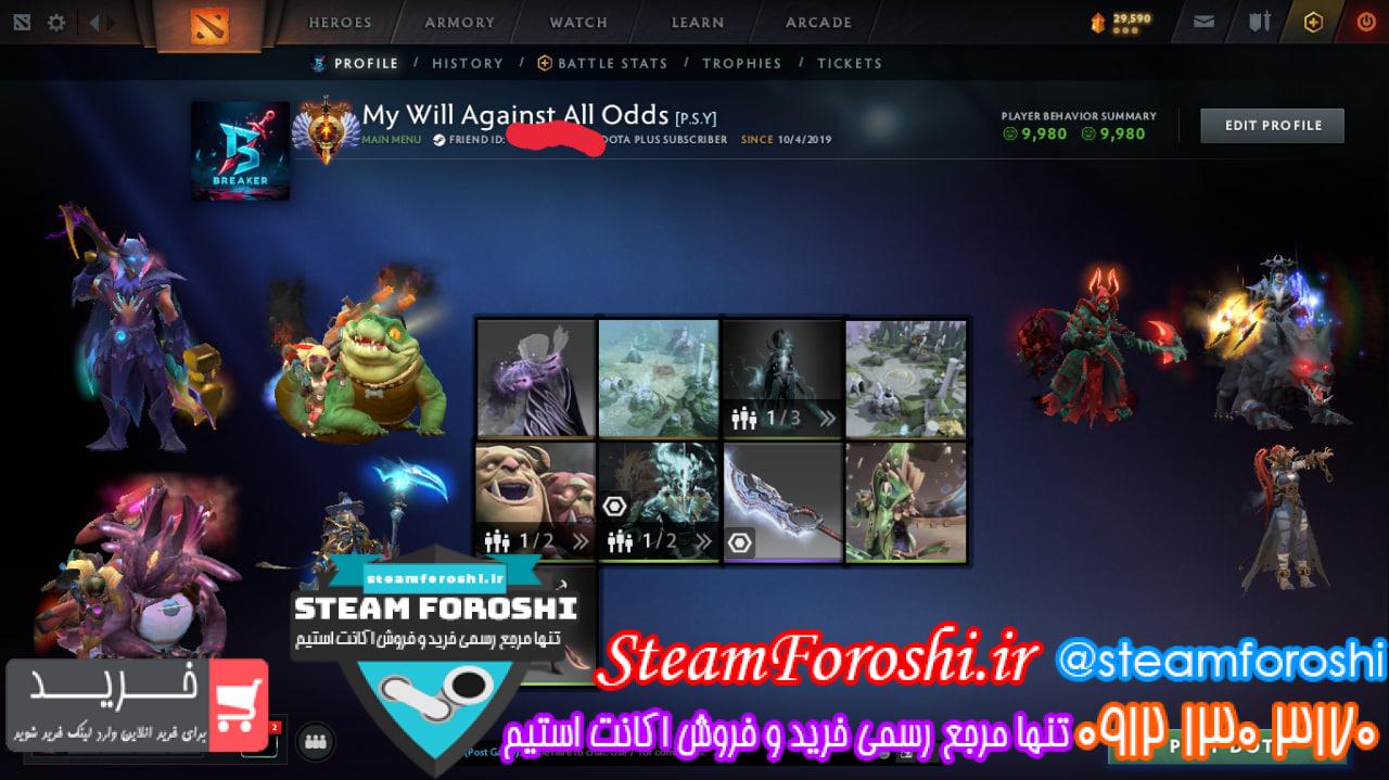 <a href="https://steamforoshi.ir">خرید اکانت دوتا 2 </a><a href="https://steamforoshi.ir">فروش اکانت دوتا 2 </a> نام اکانت : My will against all odds کد خرید :16432 نوع مدال :Immortal رنک مدال : 1 رنک ام ام ار: 6k ریجن اکانت : USA قابليت ادد کردن : دارد سال ساخت اکانت : قدیمی بازي هاي ديگر : cs2 prime / agrou / among us / c&c red alert 3 آيتم هاي بازي : ایتم های توی تصویر و چندین کالکتور کش دیگه که توی عکس جا نمیشه توضيحات : جیمیل مادر داره تایم پلی بالا 9000 ساعت قیمت : 45 میلیون <p style="text-align: center;">تنها شماره هاي معتبر خریدگاه جهت خريد و خرید اکانت و آیتم 09121303170 براي خرید اکانت آيتم خود به ادرس زير برويد <a class="fasc-button fasc-size-large fasc-type-flat fasc-rounded-medium" style="background-color: #33809e; color: #ffffff;" href="https://steamforoshi.ir/sell">خرید اکانت و آيتم </a></p> خرید اکانت دوتا 2 کد 16432