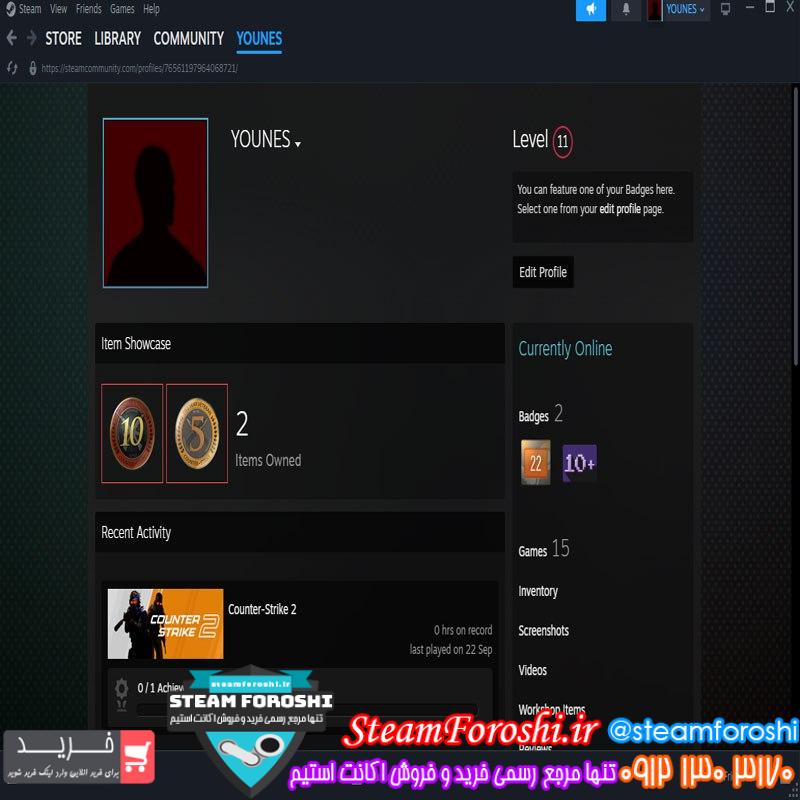 <h1><a href="https://steamforoshi.ir">خرید اکانت cs go کد 16454 </a></h1> <a href="https://steamforoshi.ir">خرید اکانت سی اس گو </a><a href="https://steamforoshi.ir">فروش اکانت سی اس گو </a> اسم اکانت : YOUNES کد خرید :16454 رنک اصلی : Silver 1 وینگ من رنک : ندارد پرایوت رنک : Recruit تایم پلی : 0 اکانت پرایم است : خیر سرویس مدال های اکانت : مدال ۵ سالگی و ۱۰ سالگی کانتر سال ساخت : 2014 ایتم ها : مدال ۵ سالگی و ۱۰ سالگی کانتر بازی های دیگر : اکانت ۲۲ ساله استیم قدیمی ، دارای مدال ۵ سالگی و ۱۰ سالگی کانتر قیمت : ۲۵۰۰۰۰۰ <p style="text-align: center;">تنهاشماره هاي معتبر خریدگاه جهت خريد و خرید اکانت و آیتم 09121303170 براي خرید اکانت آيتم خود به ادرس زير برويد <a class="fasc-button fasc-size-large fasc-type-flat fasc-rounded-medium" style="background-color: #33809e; color: #ffffff;" href="https://steamforoshi.ir/sell">خرید اکانت و آيتم </a></p> خرید اکانت cs go کد 16454
