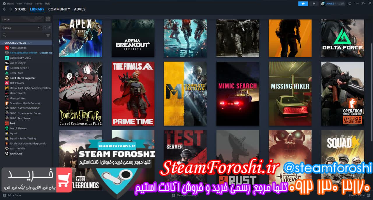 <h1><a href="https://steamforoshi.ir">خرید اکانت استیم کد 16460 </a></h1> <a href="https://steamforoshi.ir">خرید اکانت استیم </a><a href="https://steamforoshi.ir">فروش اکانت استیم </a> اسم اکانت : ADVES کد خرید :16460 سال ساخت اکانت : 2022 بازي هاي موجود در اکانت : squad_battlefield 2042_Metro Last Light_Sea of thieves توضيحات : جیمیل تا حالا تغییر داده نشده و اکانت هیچ نوع بنی ندارد قیمت : 4000000 <p style="text-align: center;">تنها شماره هاي معتبر خریدگاه جهت خريد و خرید اکانت و آیتم 09121303170 براي خرید اکانت آيتم خود به ادرس زير برويد <a class="fasc-button fasc-size-large fasc-type-flat fasc-rounded-medium" style="background-color: #33809e; color: #ffffff;" href="https://steamforoshi.ir/sell">خرید اکانت و آيتم </a></p> خرید اکانت استیم کد 16460