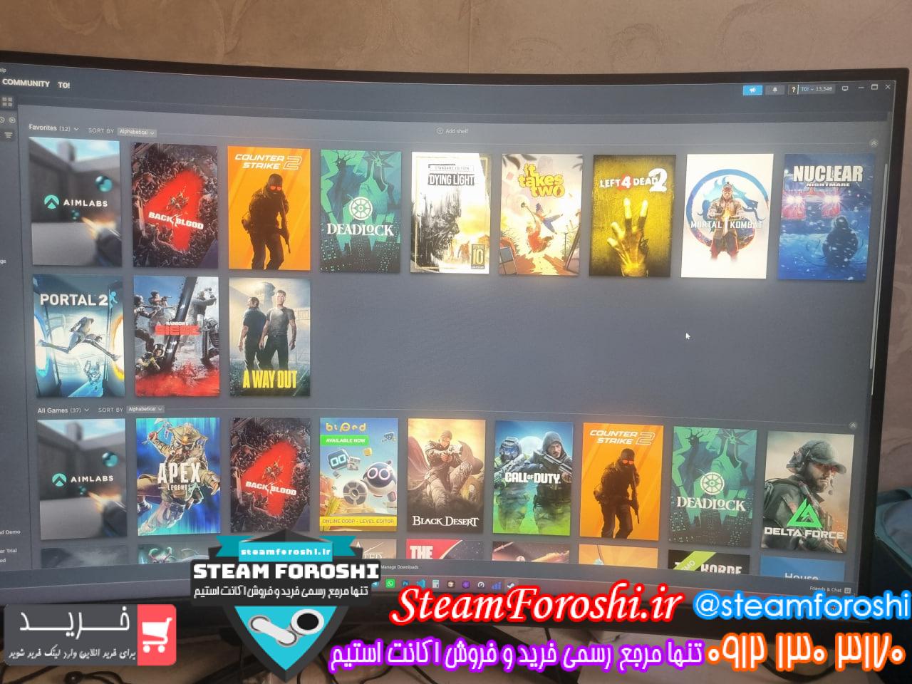 <h1><a href="https://steamforoshi.ir">خرید اکانت استیم کد 16463 </a></h1> <a href="https://steamforoshi.ir">خرید اکانت استیم </a><a href="https://steamforoshi.ir">فروش اکانت استیم </a> اسم اکانت : T0! کد خرید :16463 سال ساخت اکانت : 1402 بازي هاي موجود در اکانت : , rimbo six Cs2 , mortal kombat 1, dying light, it takes two , a way out توضيحات : Prime cs2 فعال هست قیمت : ۸۰۰۰۰۰۰ <p style="text-align: center;">تنها شماره هاي معتبر خریدگاه جهت خريد و خرید اکانت و آیتم 09121303170 براي خرید اکانت آيتم خود به ادرس زير برويد <a class="fasc-button fasc-size-large fasc-type-flat fasc-rounded-medium" style="background-color: #33809e; color: #ffffff;" href="https://steamforoshi.ir/sell">خرید اکانت و آيتم </a></p> خرید اکانت استیم کد 16463